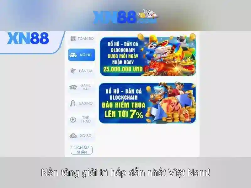 xn88: Nền tảng trò chơi trực tuyến và đánh giá
